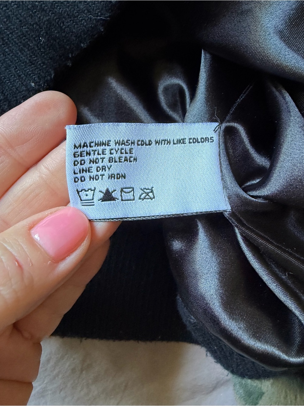 Peyton Jensen Green & Black Camouflage Faux Fur Fuzzy Sherpa Bomber Jacket Large - Picture 5 of 9